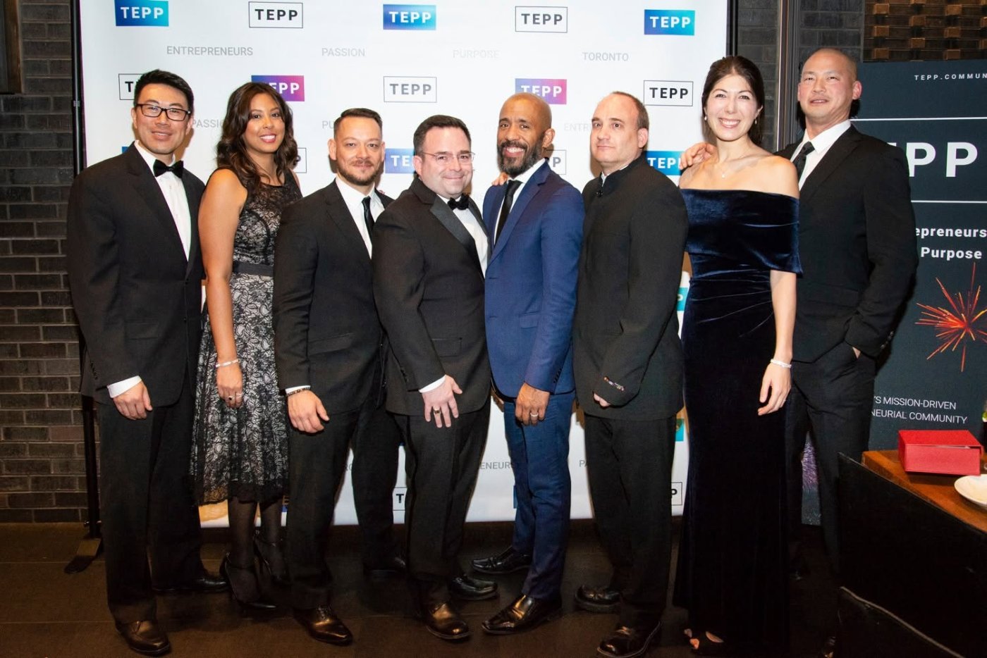 Aïko Thurlow co-organizing and co-hosting the Toronto Entrepreneurs of Passion and Purpose (TEP) Gala