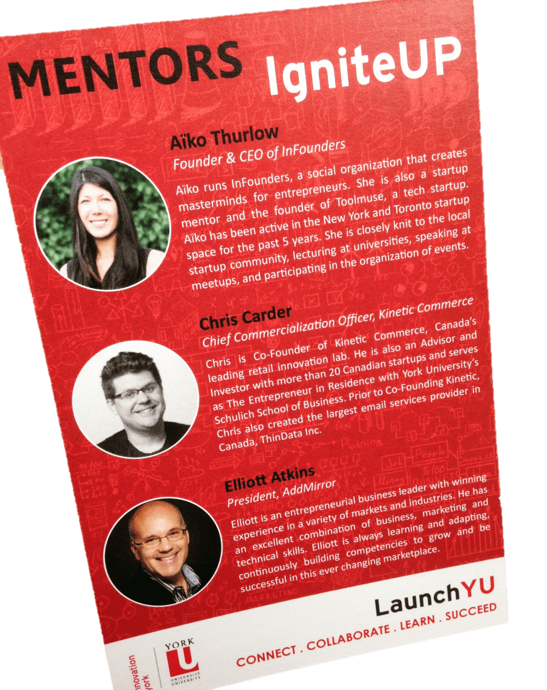 Aïko Thurlow mentoring at Ignite Up with York University