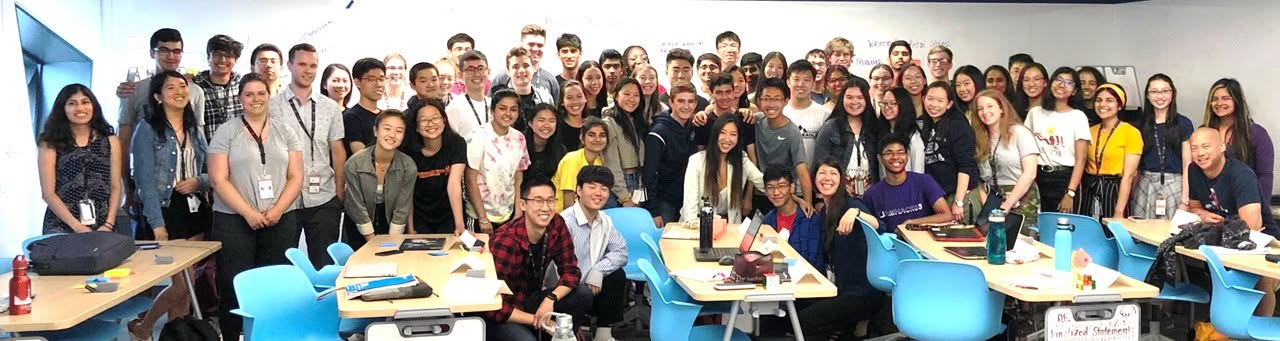 Aïko Thurlow with a Shad cohort